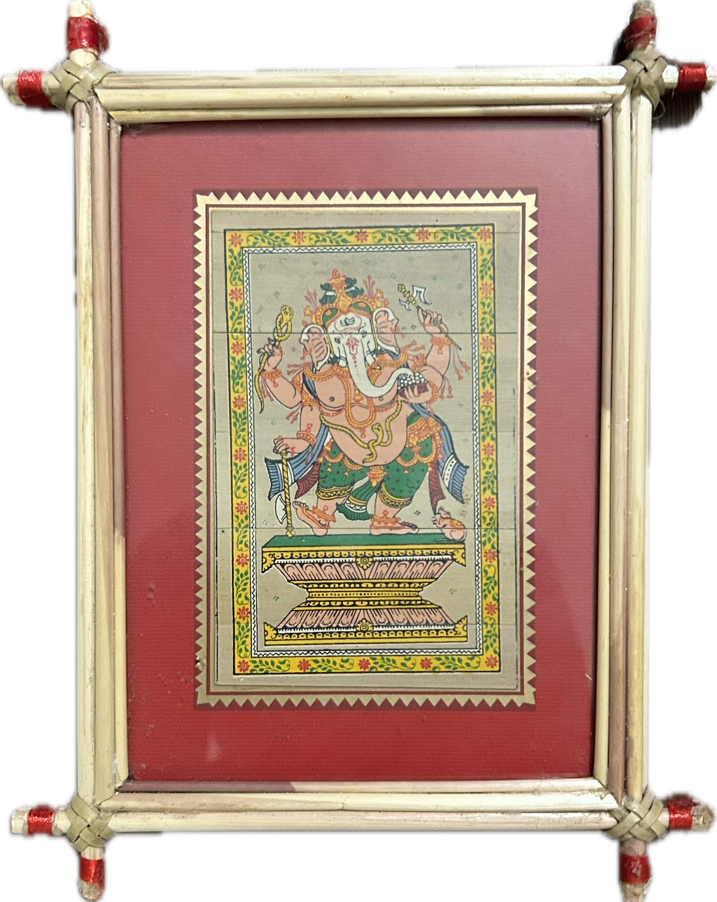 Framed Ganesha Painting 6'' X 4''