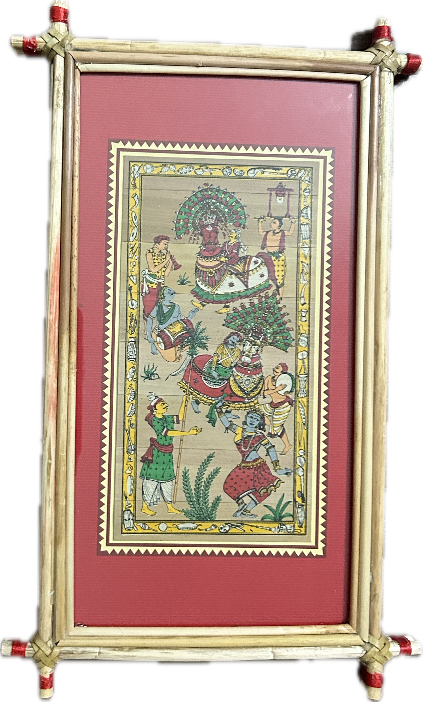 Decorative Framed Pattachitra Painting
