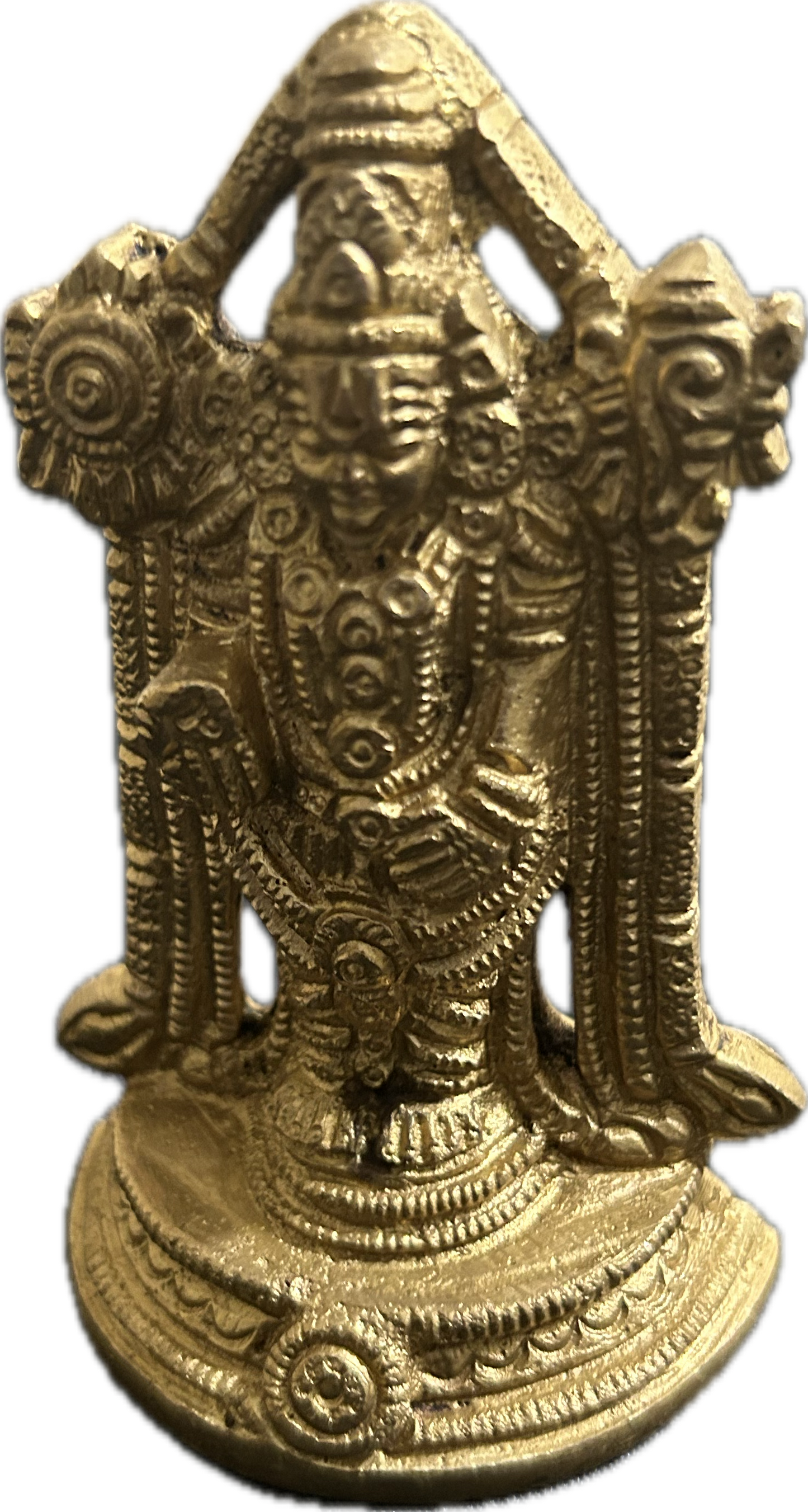 Brass Vishnu Idol - Preserver of the Universe