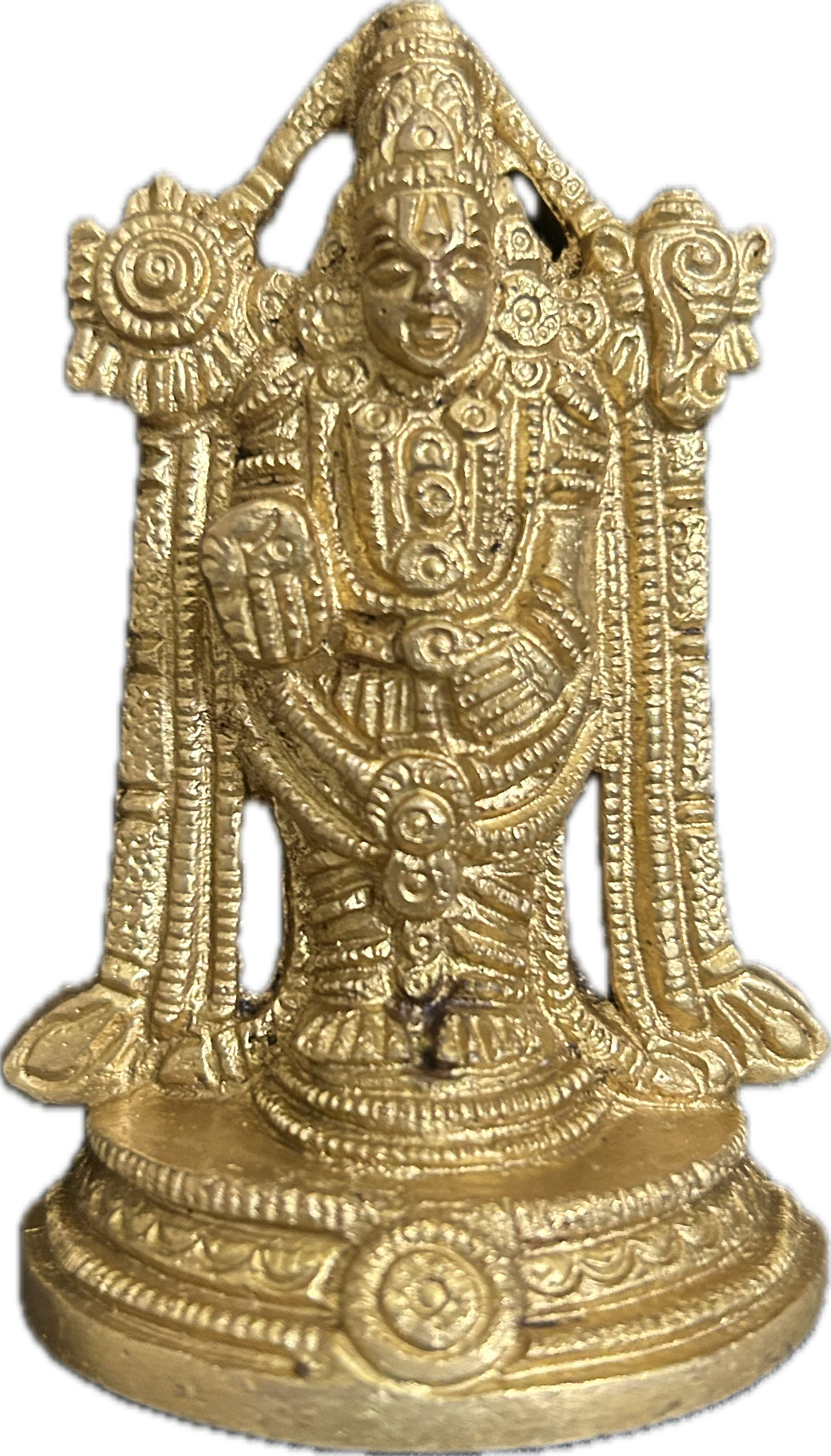 Brass Vishnu Idol - Preserver of the Universe