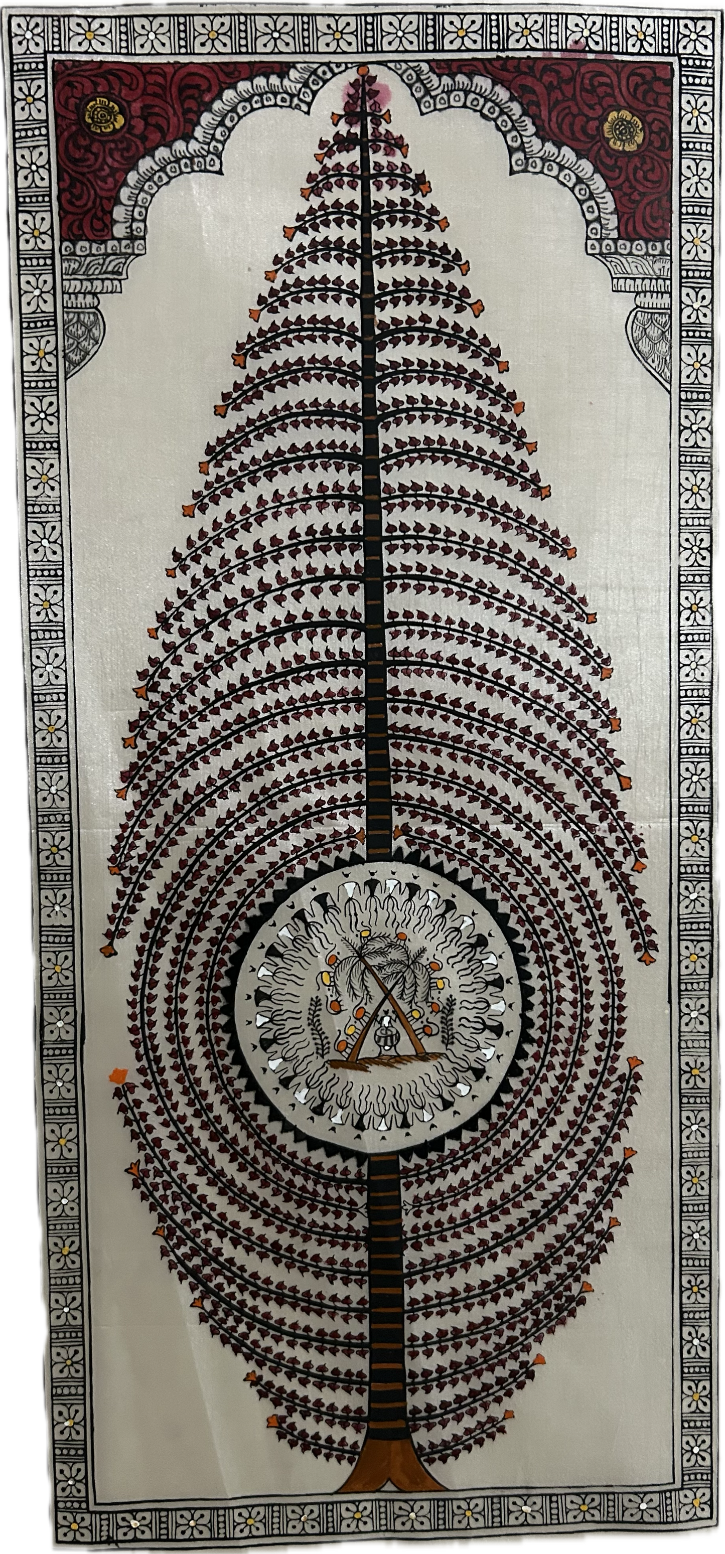 Intricate Pattachitra Painting 22" X 10"