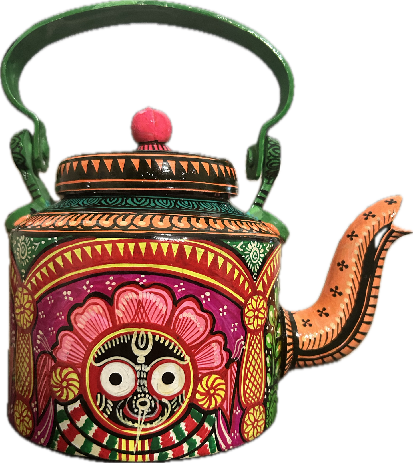 Hand-Painted Jagannath Kettle