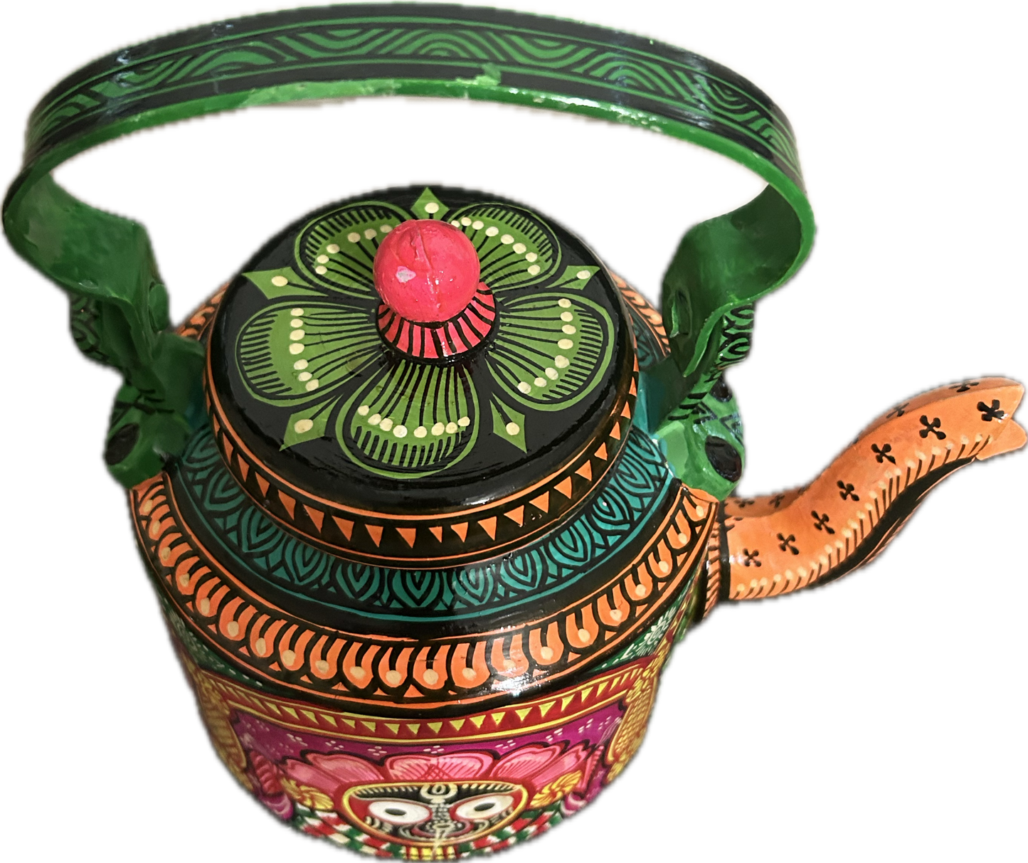 Hand-Painted Jagannath Kettle