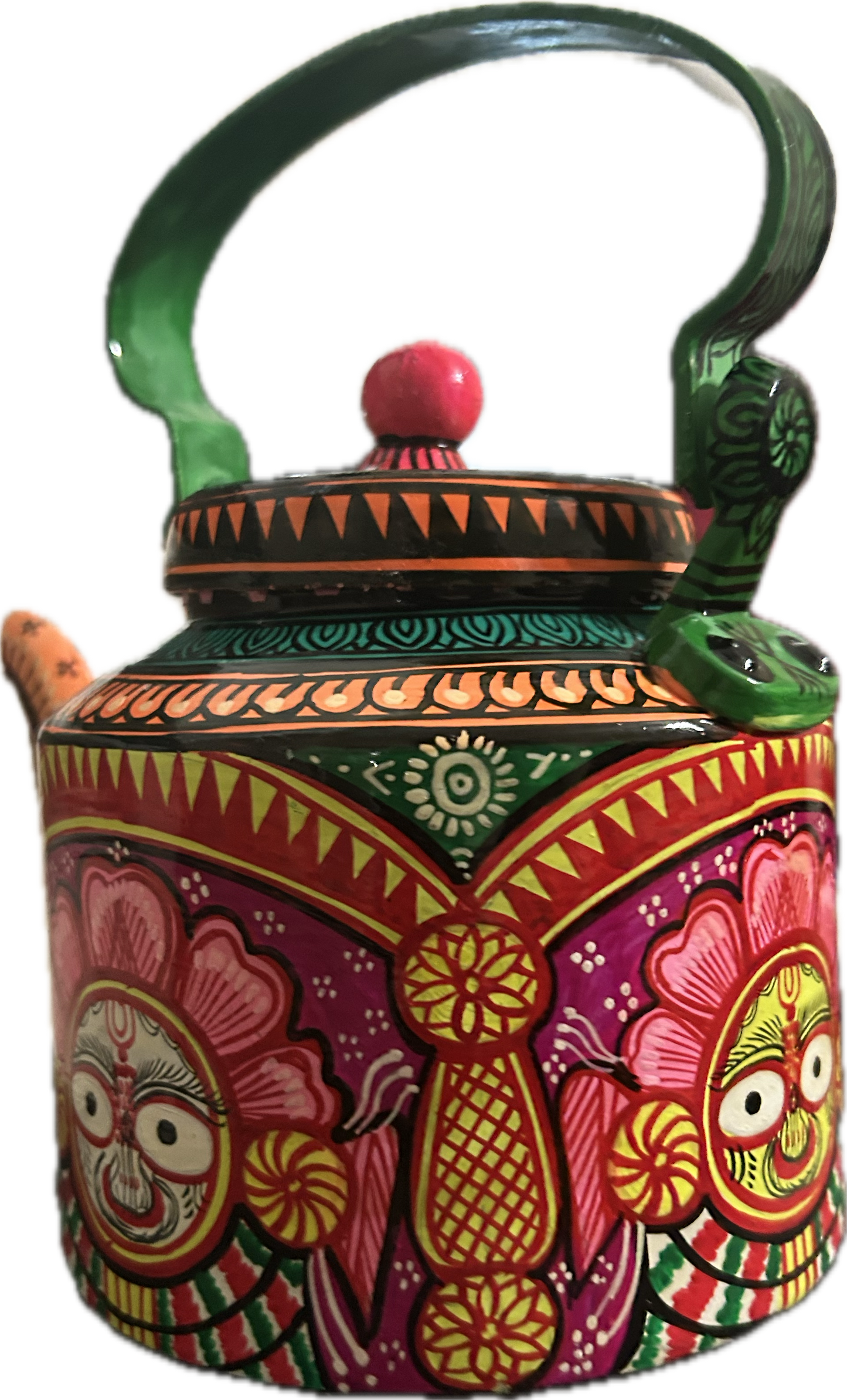 Hand-Painted Jagannath Kettle