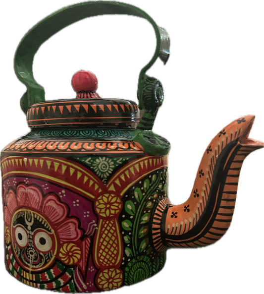 Hand-Painted Madhubani Kettle