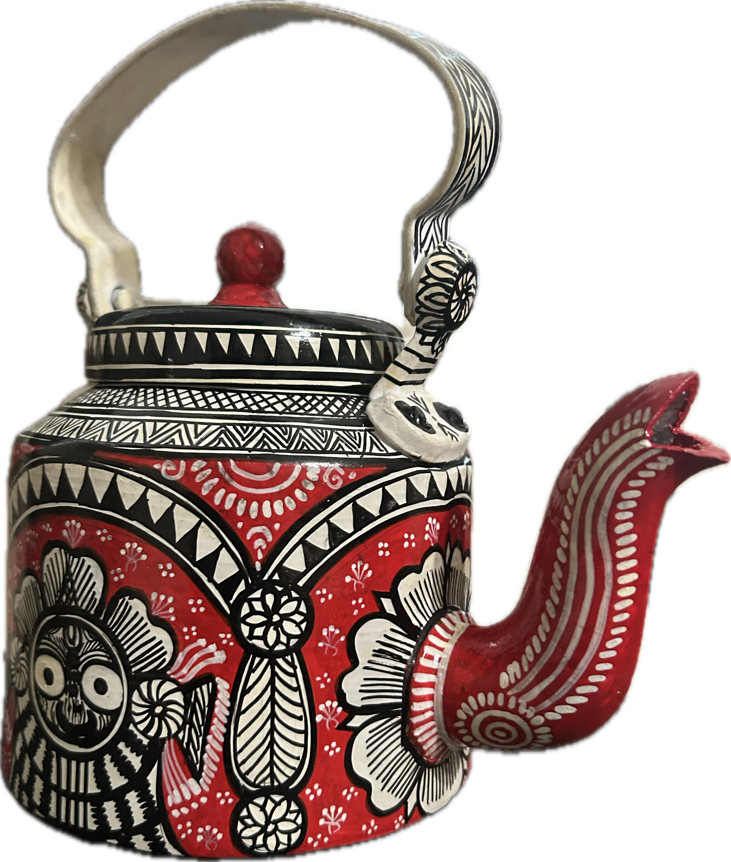 Hand-Painted Madhubani Kettle