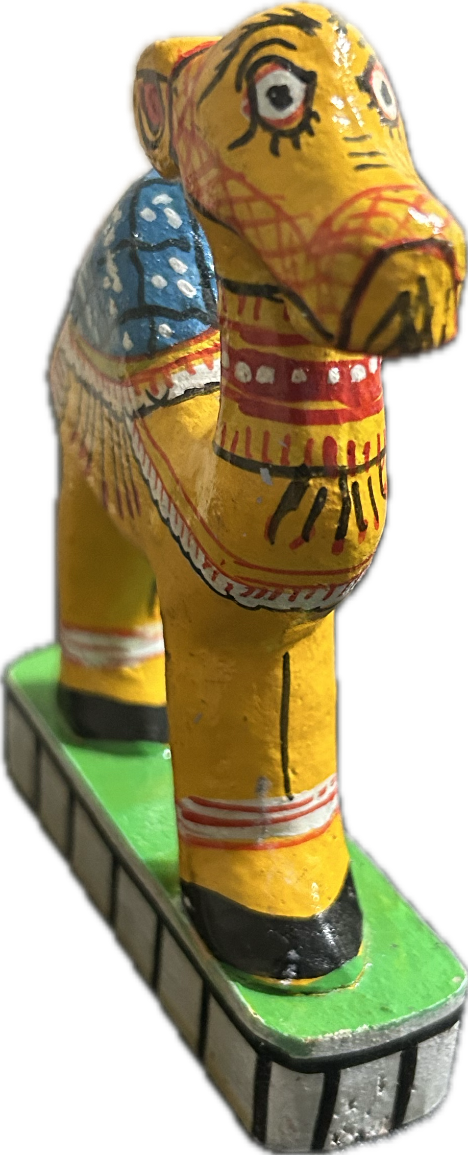 Painted Camel Sculpture