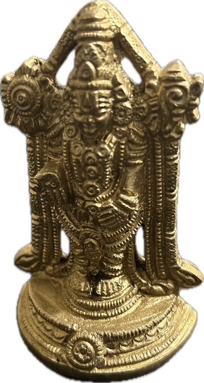Brass Vishnu Idol - Preserver of the Universe