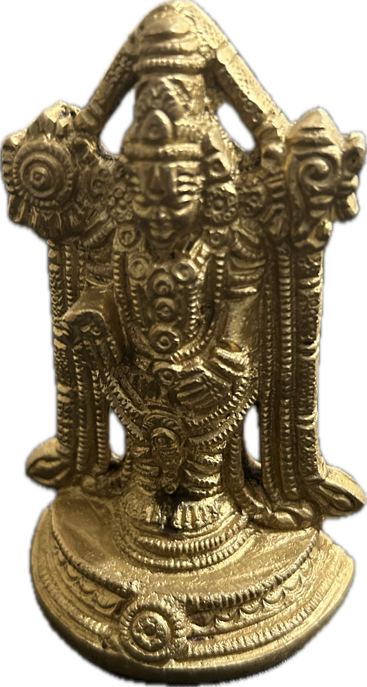 Brass Vishnu Idol - Preserver of the Universe