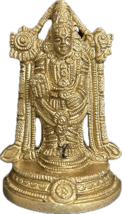 Brass Vishnu Idol - Preserver of the Universe