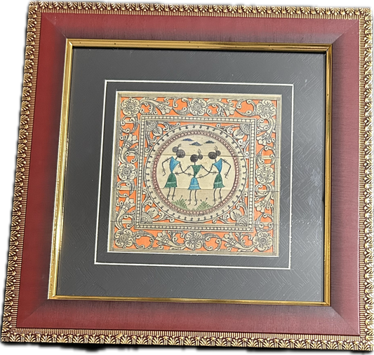 Framed Madhubani Painting