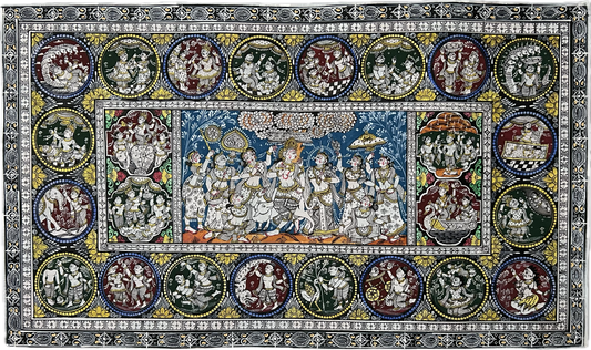 Intricate Pattachitra Painting