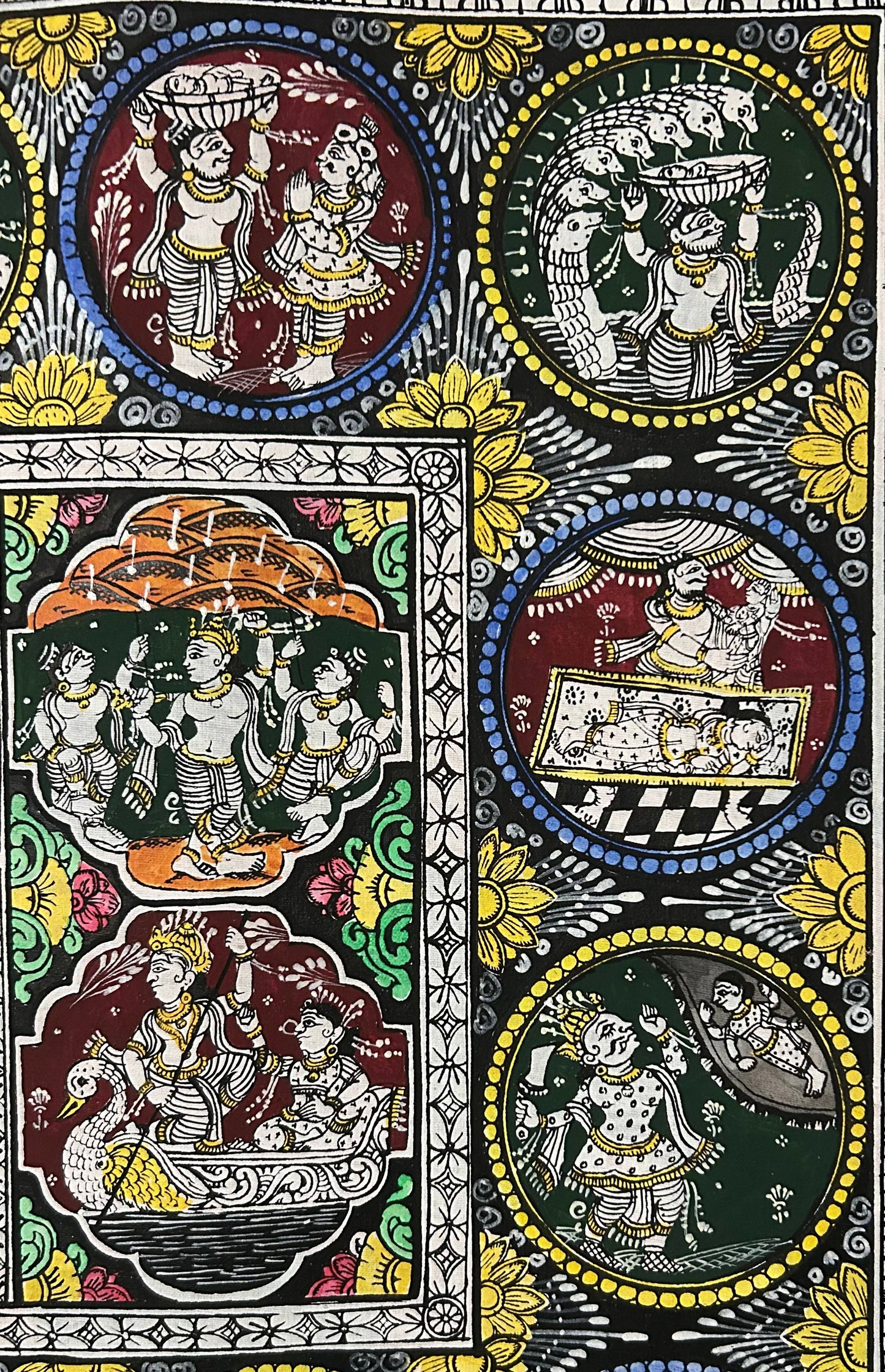 Intricate Pattachitra Painting